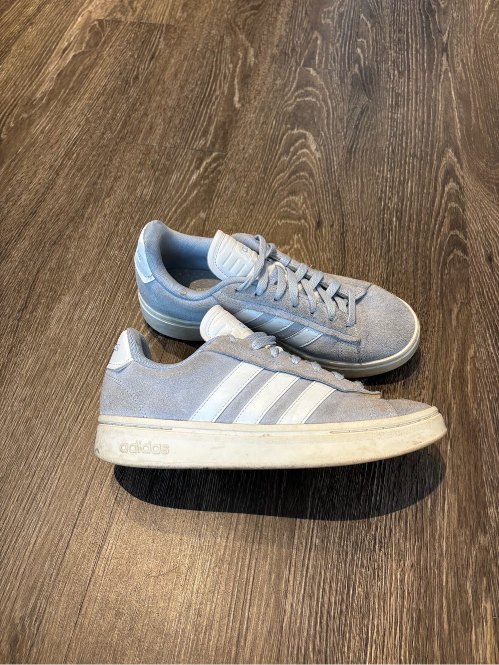 Adidas Light Blue Suede Casual Sneakers